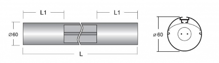 Светильник ZS-LED-1G13-1416 Halla lighting 18W черный