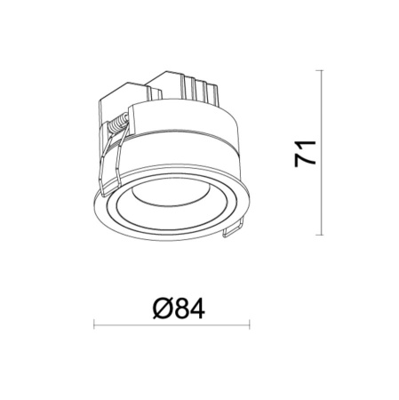 Светильник APEX Desing-DECOF-13-90/3000-G28
